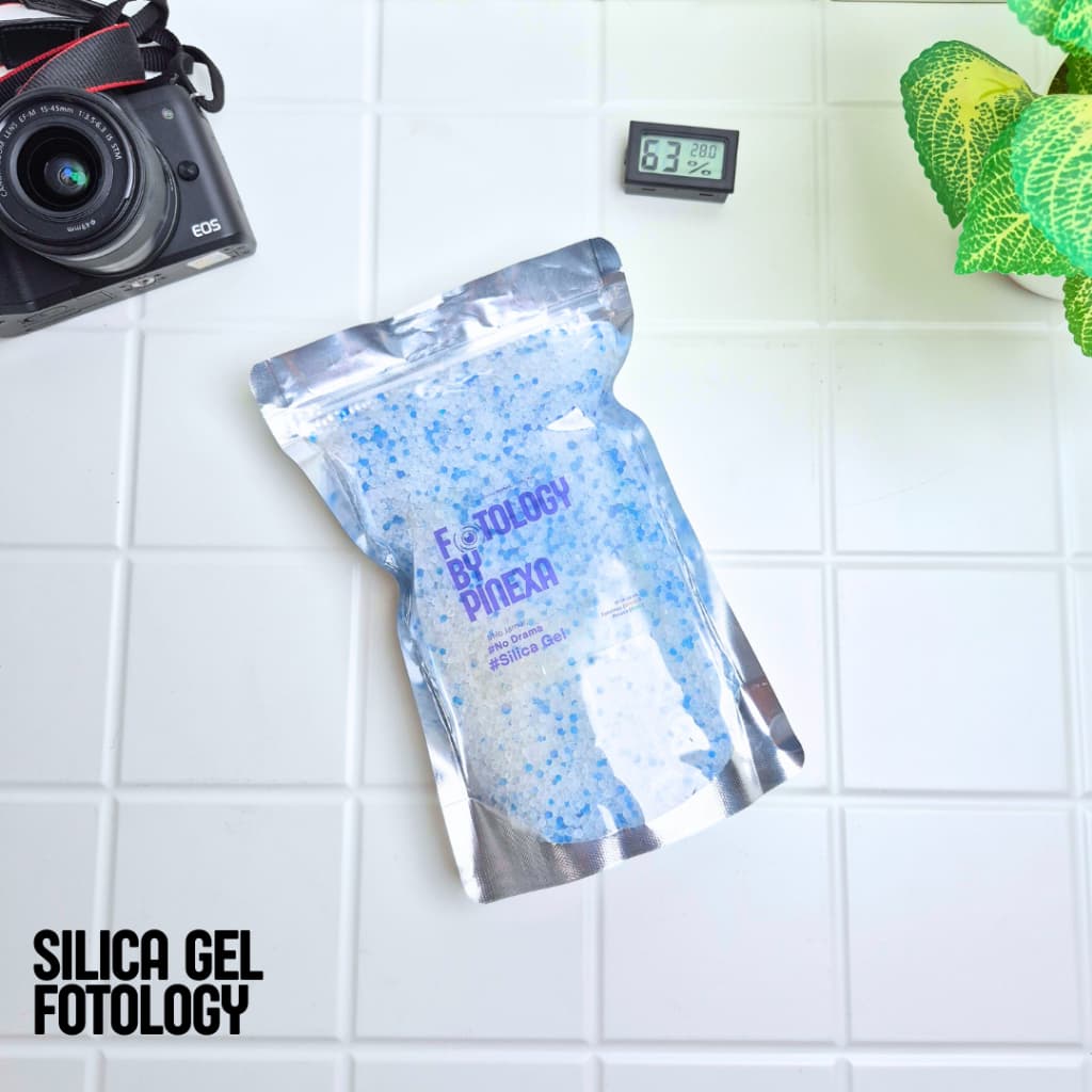 Silica Gel Orange Biru Putih Penyerap Lembab Anti Jamur Untuk Kamera Silica Gel Kemasan 1 kg