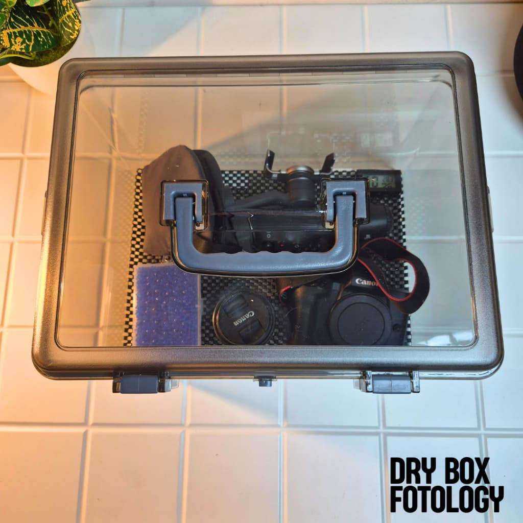 Dry Box Kamera Extra Besar Dengan Silica Gel dan Thermohygrometer Super Dry Bebas Jamur untuk Kamera